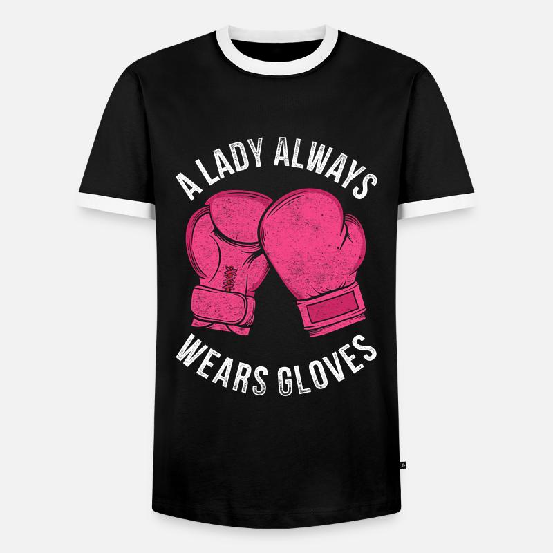 Muay Thai - T-shirt contrasté Homme - noir/blanc