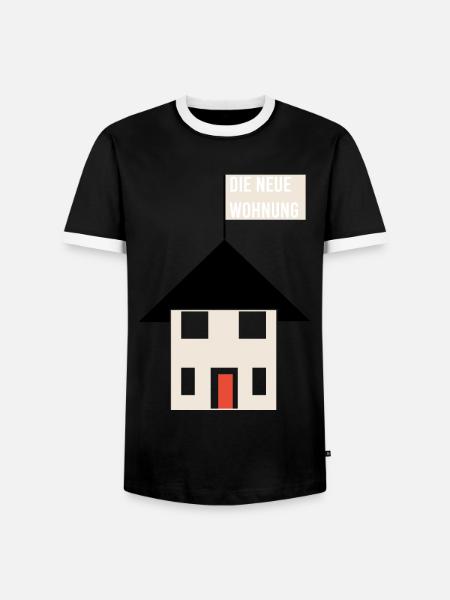 die neue wohnung shirt - Männer Kontrast-T-Shirt - Schwarz/Weiß