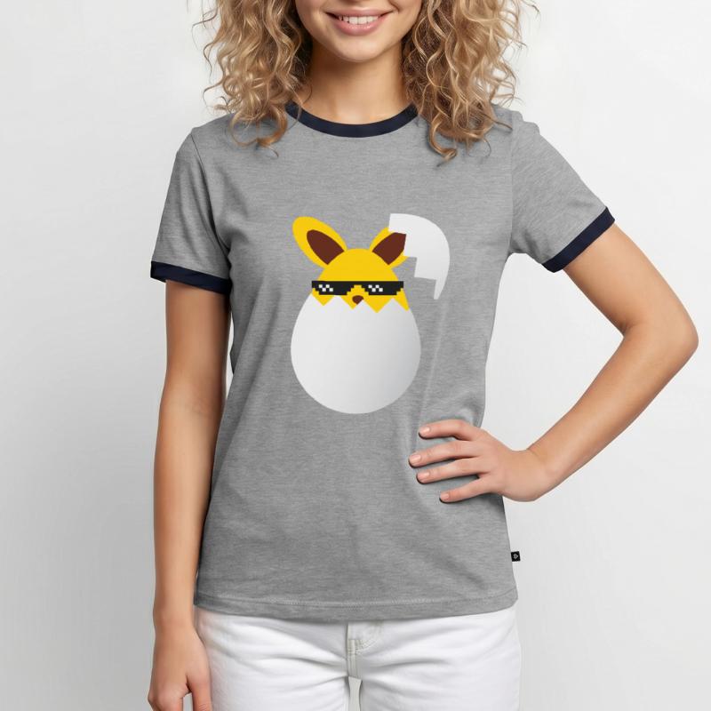 Easter Egg Easter Egg Easter Egg Männer Kontrast-T-Shirt