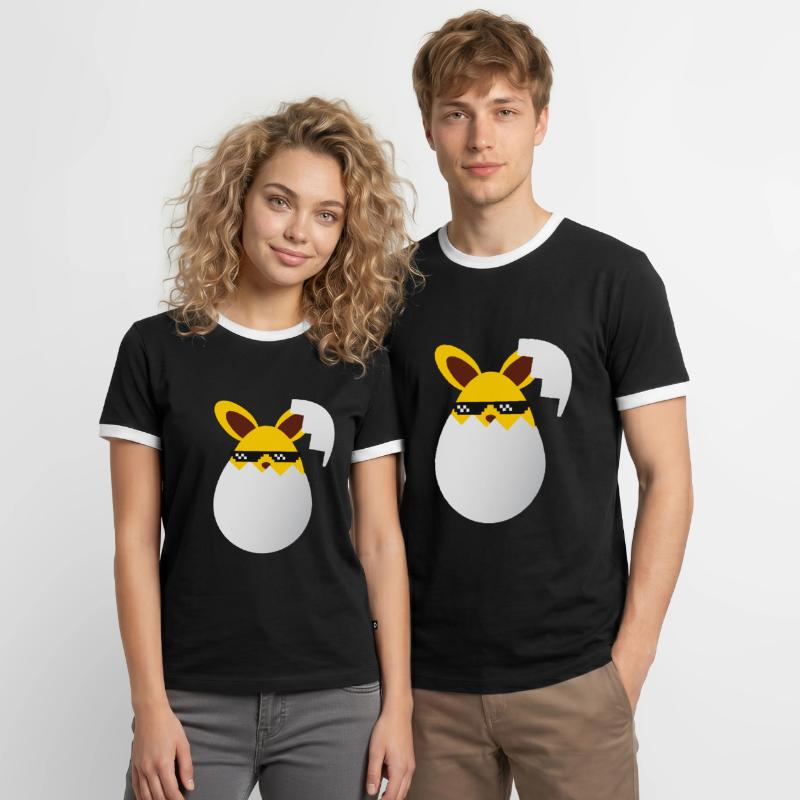 Easter Egg Easter Egg Easter Egg Men's Ringer Shirt