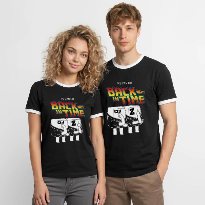 PC Computer Hacker Nerd Computer Scientist Geek Admin Men's Ringer Shirt