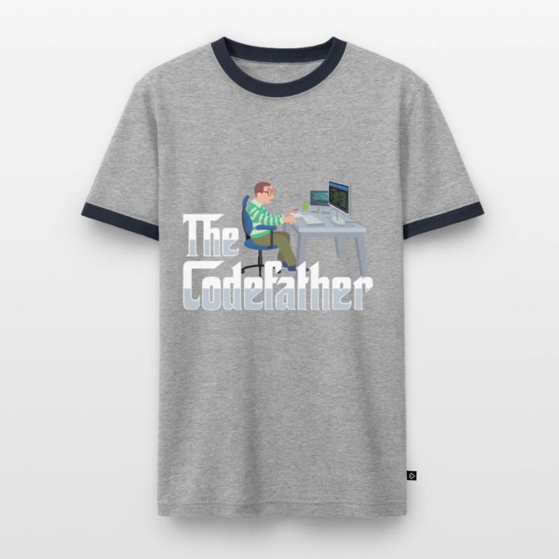 Funny IT Department Software Developer Computer T-shirt contrasté Homme