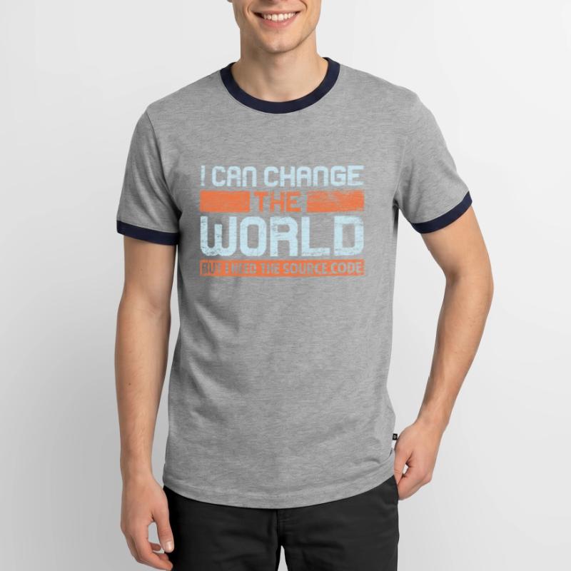 Programming Nerd Computer Science Men's Ringer Shirt