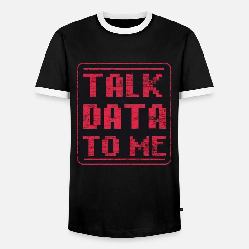 Programmer Nerd - T-shirt contrasté Homme - noir/blanc
