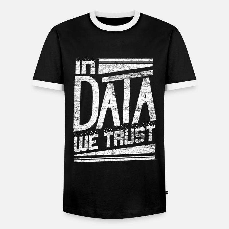 Informatik Nerd Coding - Männer Kontrast-T-Shirt - Schwarz/Weiß