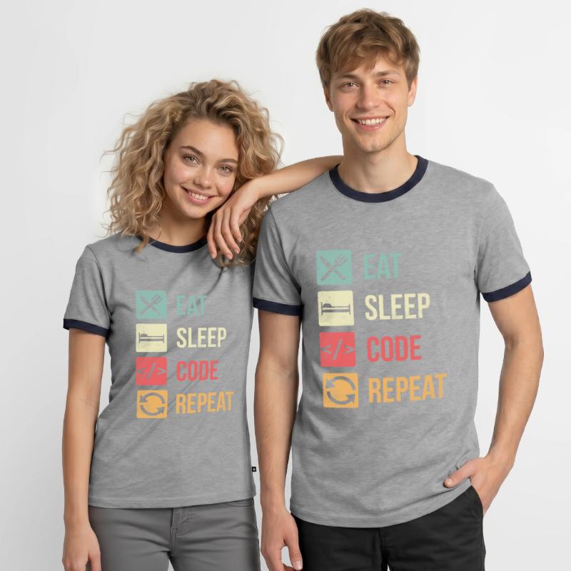 Software Engineer Coding Men's Ringer Shirt