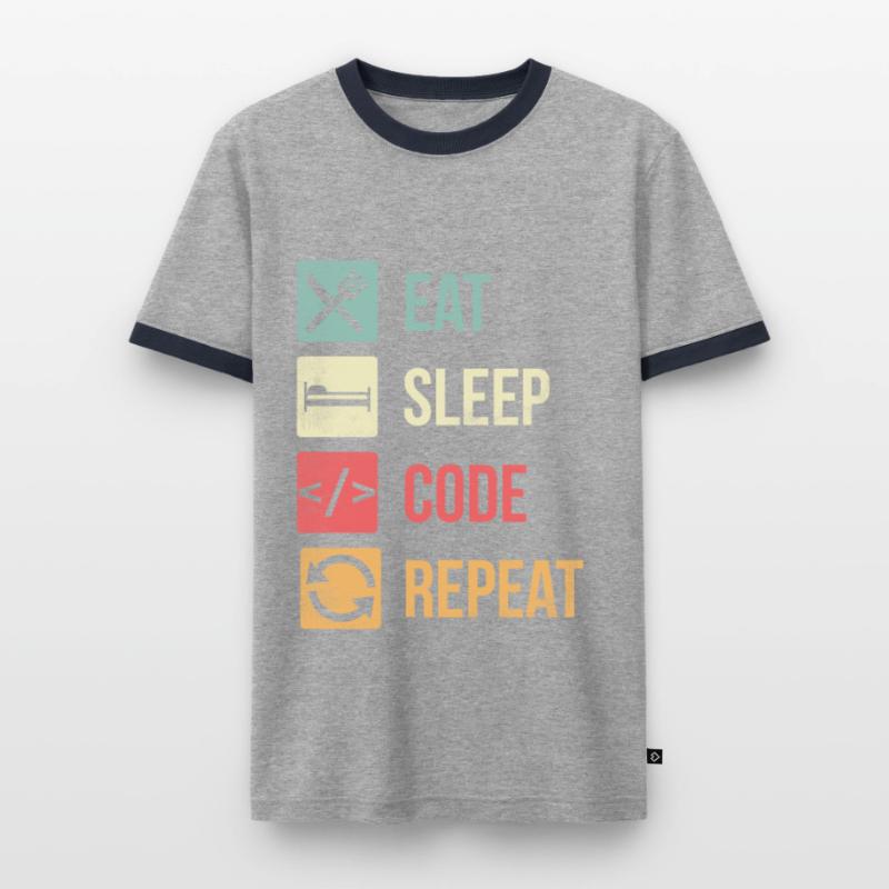 Software Engineer Coding Men's Ringer Shirt