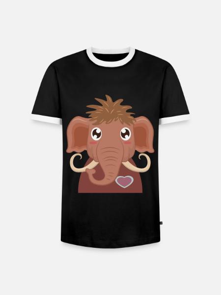 Mammut - Männer Kontrast-T-Shirt - Schwarz/Weiß