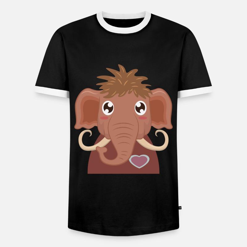 Mammut - Männer Kontrast-T-Shirt - Schwarz/Weiß