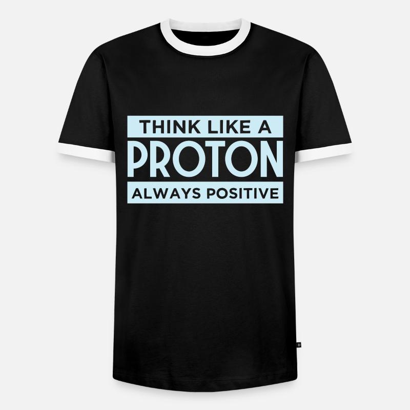 Physics science - Men's Ringer Shirt - black/white