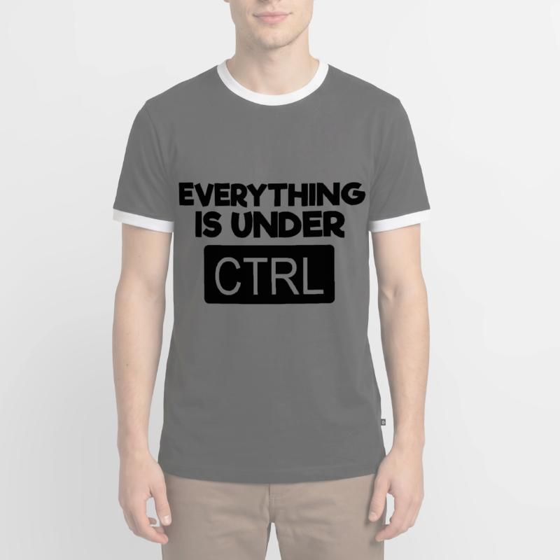 Everything under CTRL - Computer Programmerxhtmlcs Men's Ringer Shirt