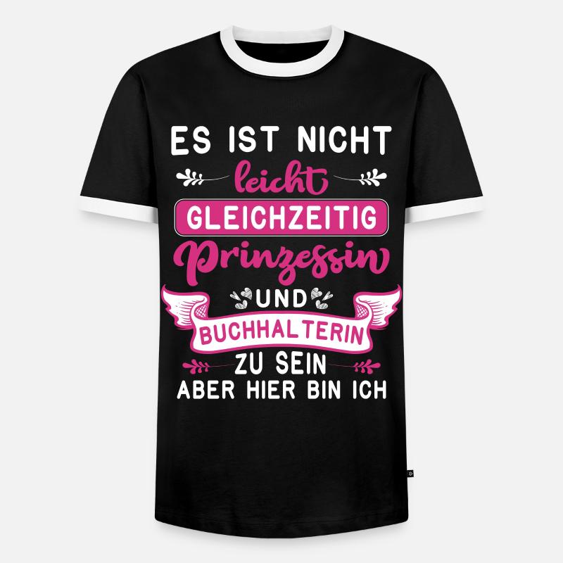 Buchhalter Buchhalter Buchhaltung - Männer Kontrast-T-Shirt - Schwarz/Weiß