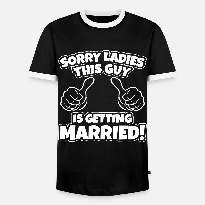 Junggesellenabschied Mann - Männer Kontrast-T-Shirt - Schwarz/Weiß