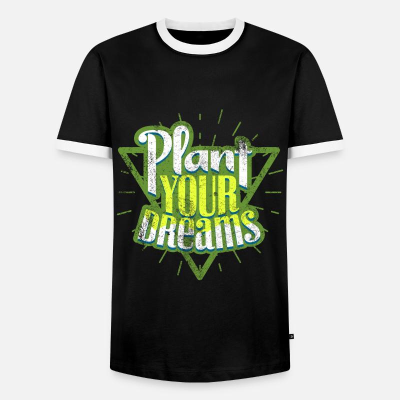 Gärtner Garten - Männer Kontrast-T-Shirt - Schwarz/Weiß