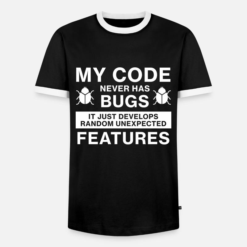 Programmierer Coder Coding - Männer Kontrast-T-Shirt - Schwarz/Weiß