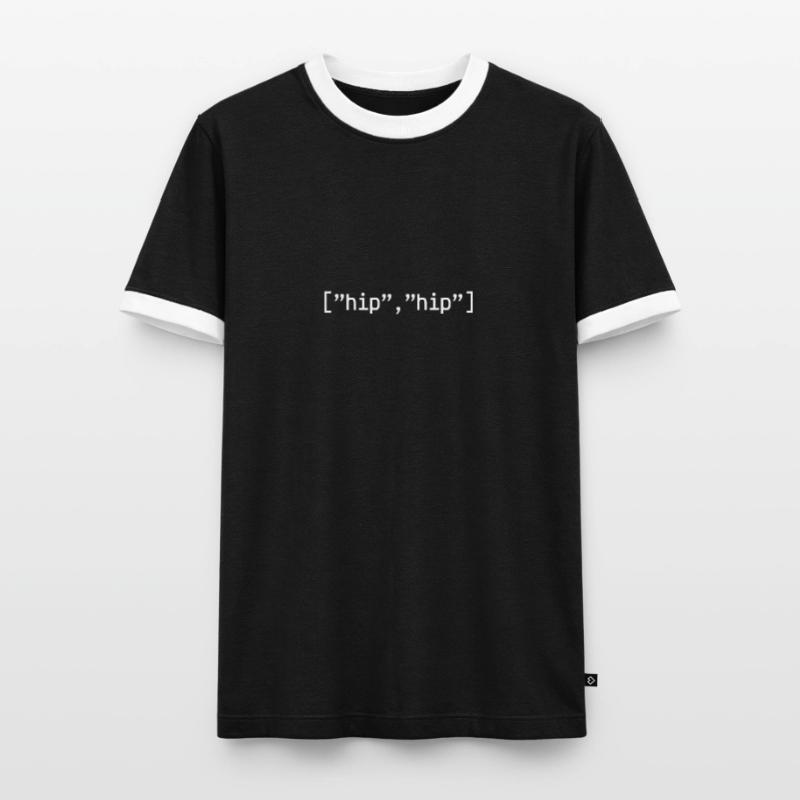 Hip Hip Array Programmierer Coding Männer Kontrast-T-Shirt