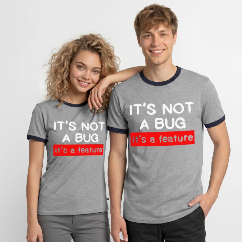 Programmeur - Coder - Hacker - IT T-shirt contrasté Homme