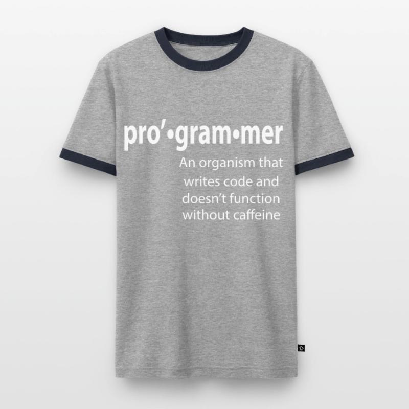 Programmeur - Coder - Hacker - IT T-shirt contrasté Homme