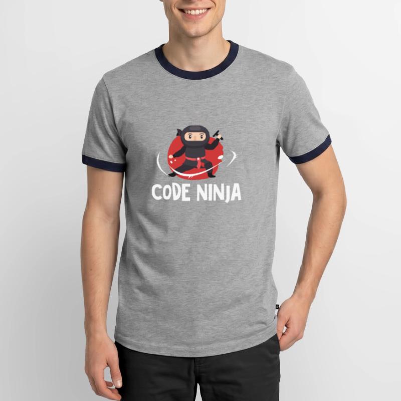 Code ninja programming Men's Ringer Shirt