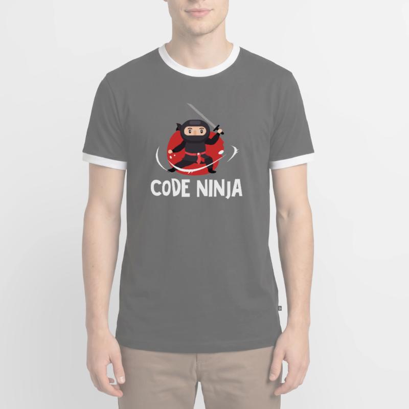 Code ninja programming Men's Ringer Shirt
