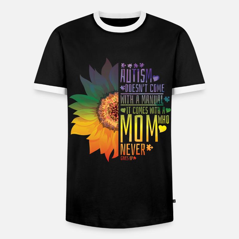 Autismus Bewusstsein - Männer Kontrast-T-Shirt - Schwarz/Weiß