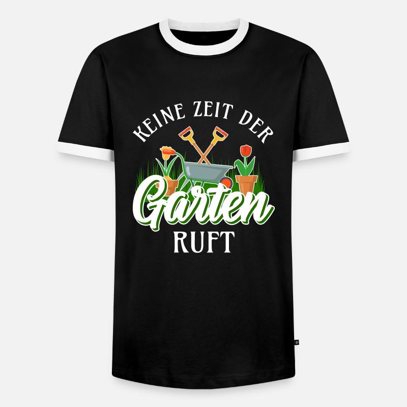 Gärtner Geschenkidee - Männer Kontrast-T-Shirt - Schwarz/Weiß