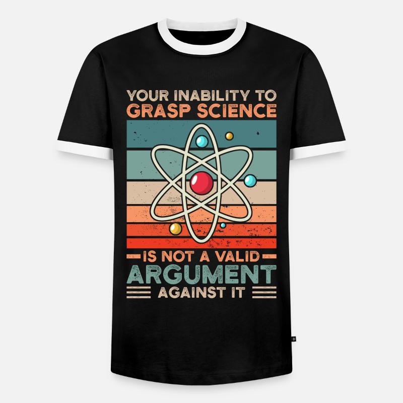 Wissenschaft Spruch - Männer Kontrast-T-Shirt - Schwarz/Weiß