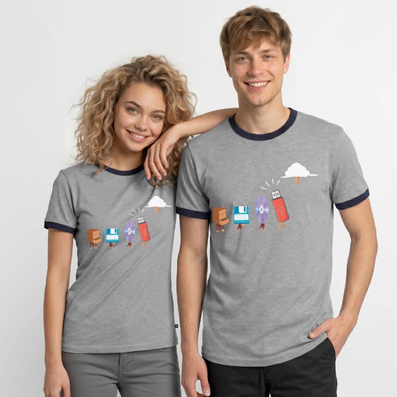 Geek Programmer Computer Engineering Nerd Develope Männer Kontrast-T-Shirt