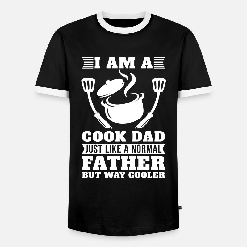 Chef Chef Chef Kitchen - Men's Ringer Shirt - black/white