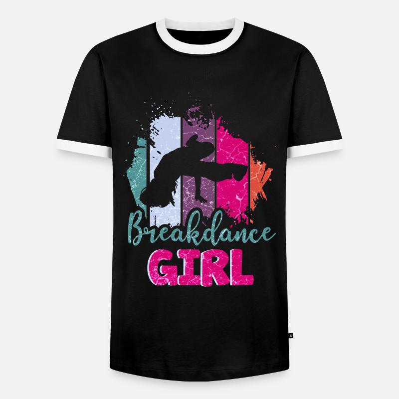 Tanz Tanzen Breakdance Mädchen - Männer Kontrast-T-Shirt - Schwarz/Weiß
