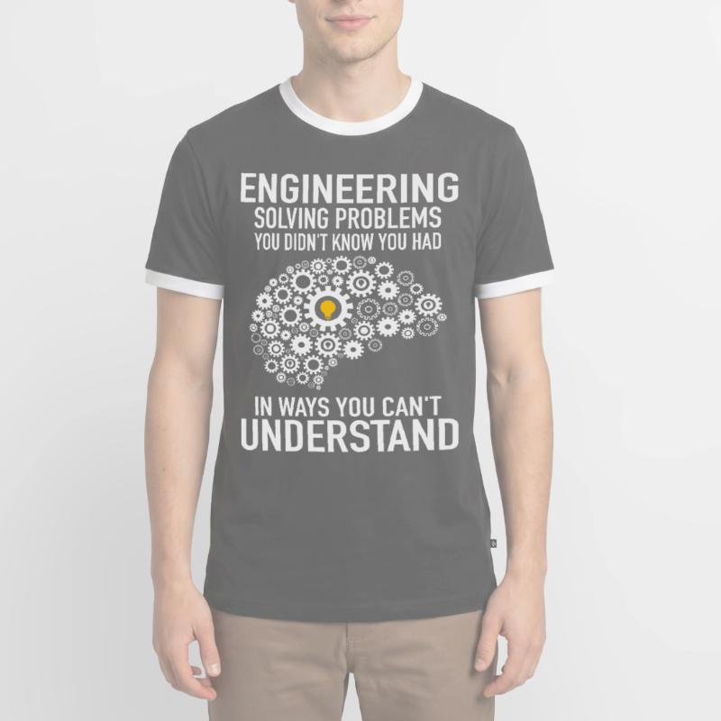 Engineer Engineering Engineer Gear Technician Men's Ringer Shirt