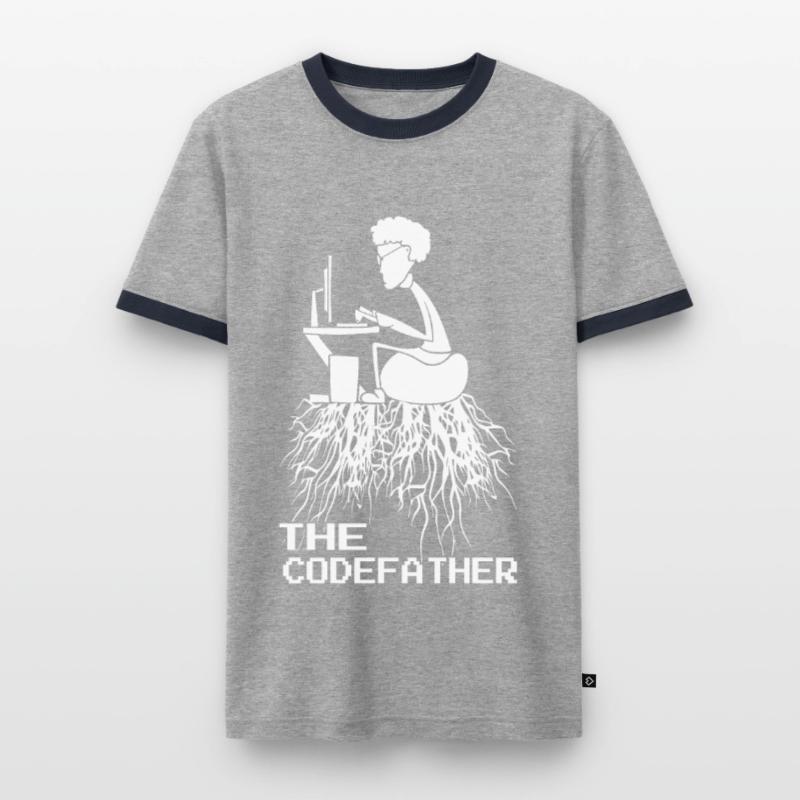 Codefather Informatiker - Computer Programmer Men's Ringer Shirt