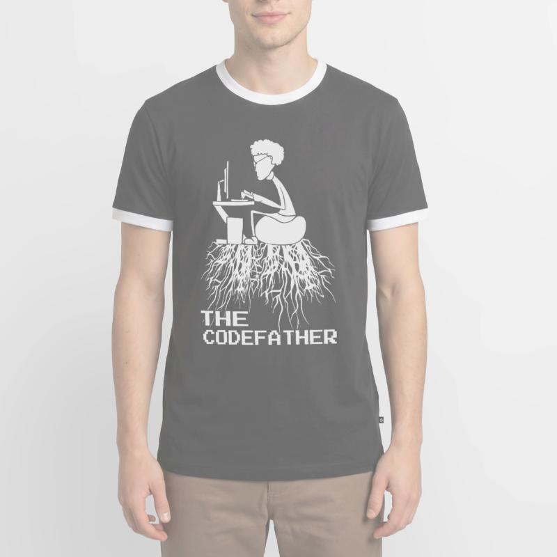 Codefather Informatiker - Programmeur informatique T-shirt contrasté Homme
