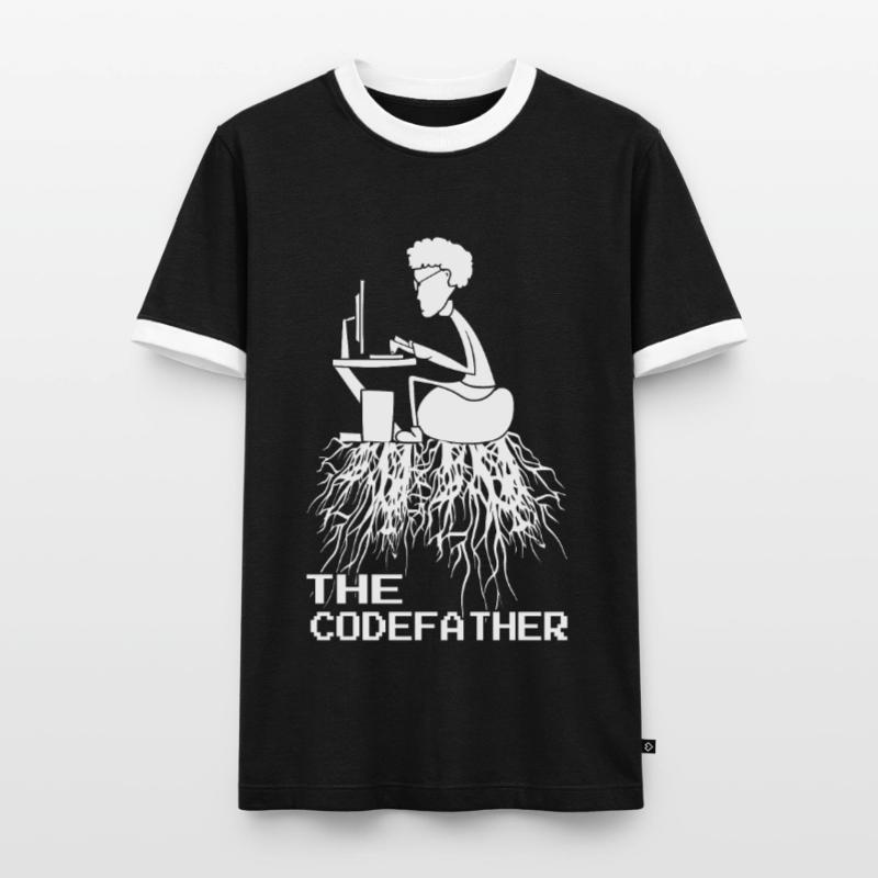 Codefather Informatiker - Programmeur informatique T-shirt contrasté Homme
