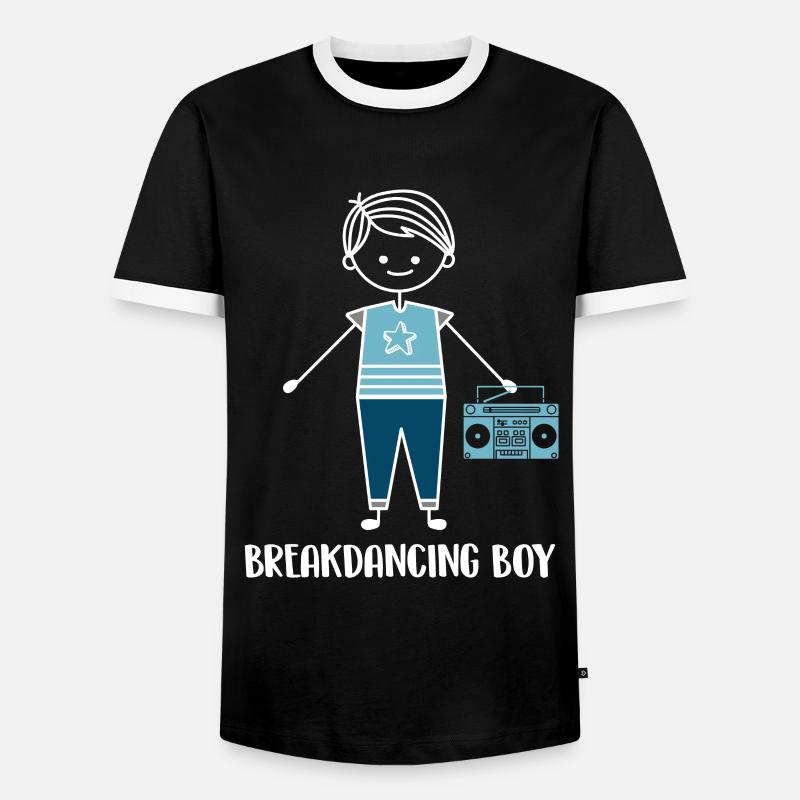 Breakdance Breakdancer Breakdancing - Men's Ringer Shirt - black/white