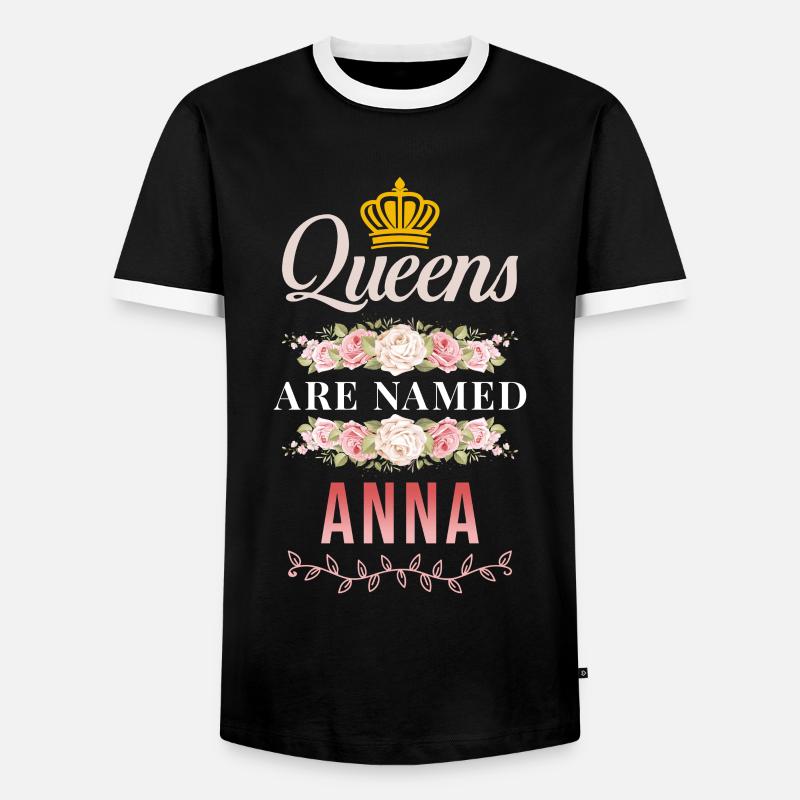 Anna Spruch Gift - Men's Ringer Shirt - black/white