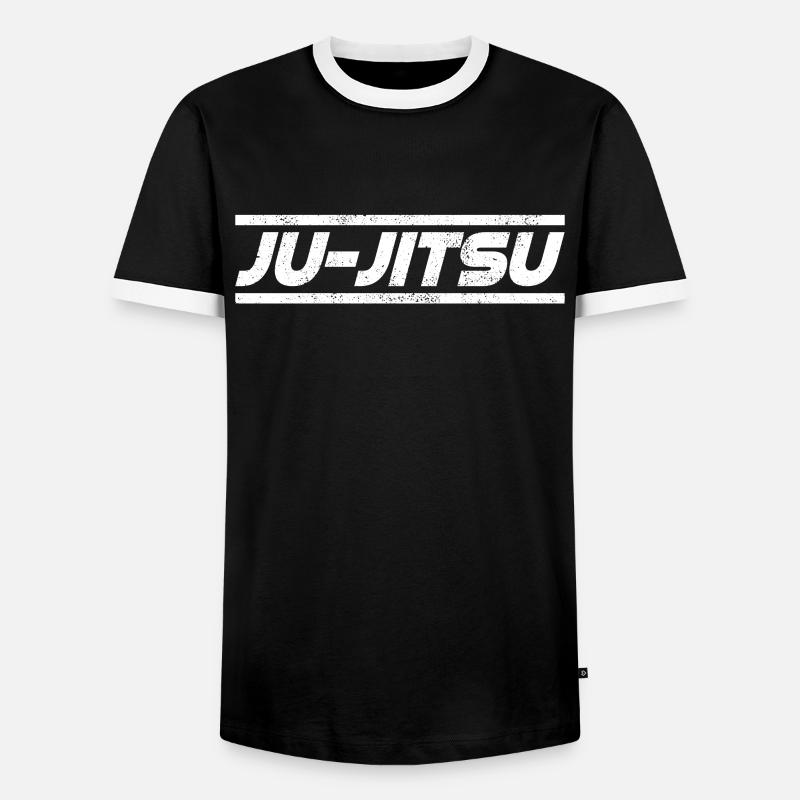 Ju Jitsu - Men's Ringer Shirt - black/white