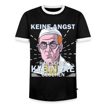 Urologe Urologie Doktor Arzt Mediziner - Männer Kontrast-T-Shirt - Schwarz/Weiß - Vorne - AI Model Female 172 light (172cm) & AI Model Male 178 light (178cm)