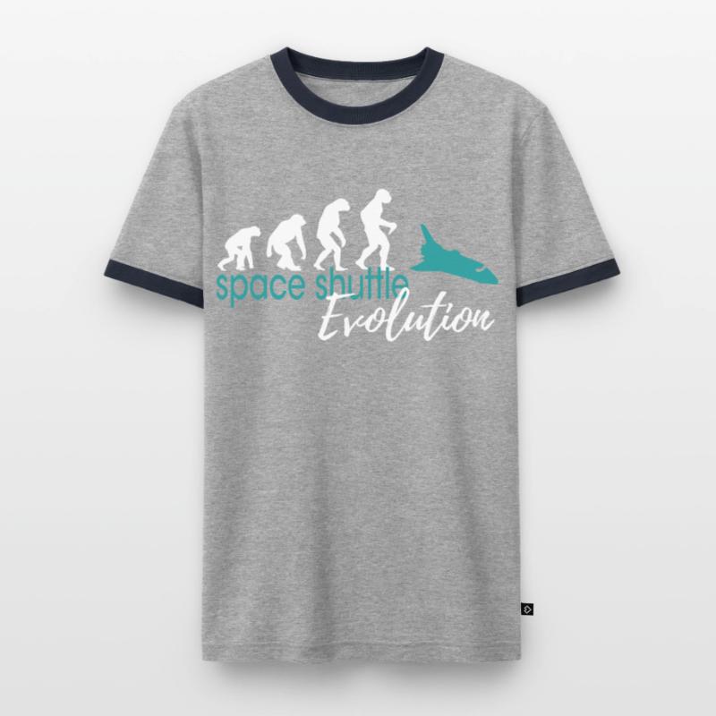 Navette spatiale Evolution T-shirt contrasté Homme