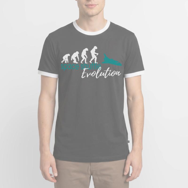 Navette spatiale Evolution T-shirt contrasté Homme