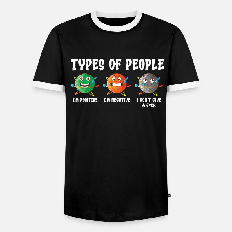 Physics Physicist - Men's Ringer Shirt - black/white