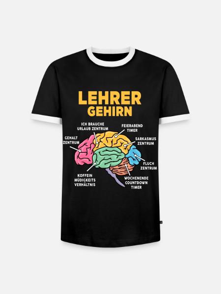 Lehrer - Männer Kontrast-T-Shirt - Schwarz/Weiß