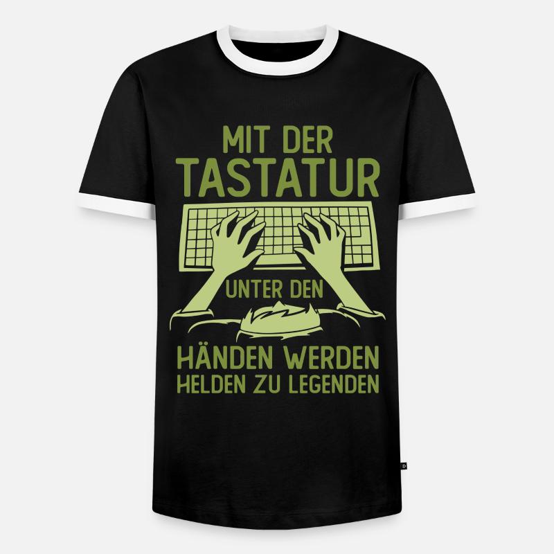 Programmierer Coder Software Entwickler - Männer Kontrast-T-Shirt - Schwarz/Weiß