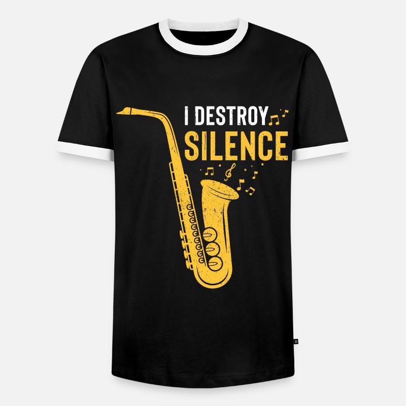 Jazz - Men's Ringer Shirt - black/white