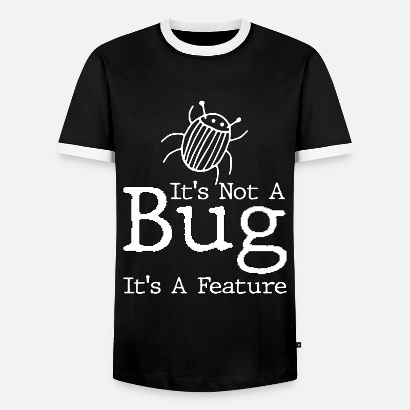 Programmer Coder Software Developer - Men's Ringer Shirt - black/white