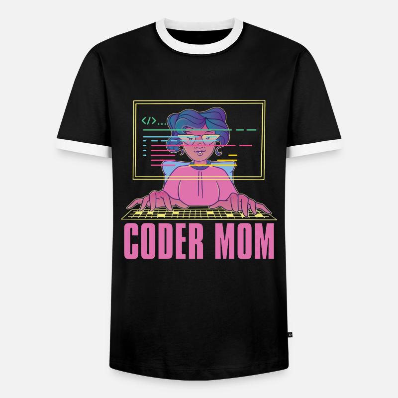 Programmierer Coder Software Entwickler - Männer Kontrast-T-Shirt - Schwarz/Weiß