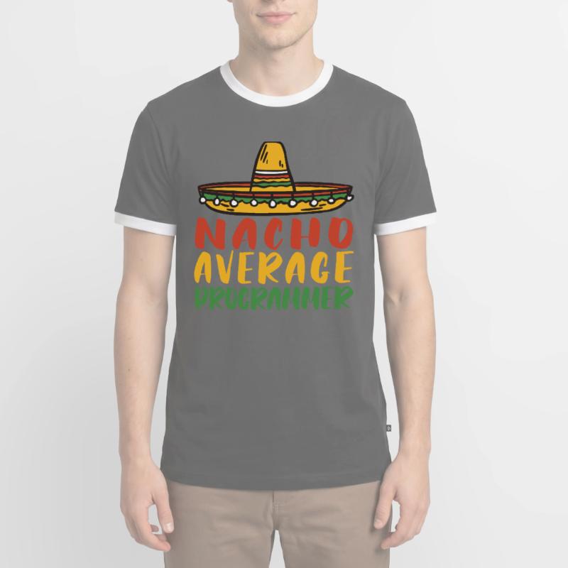 Programmeur Coder Développeur de logiciels T-shirt contrasté Homme