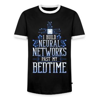 Data Scientist Data Science Science - T-shirt contrasté Homme - noir/blanc - Devant - AI Model Female 172 light (172cm) & AI Model Male 178 light (178cm)