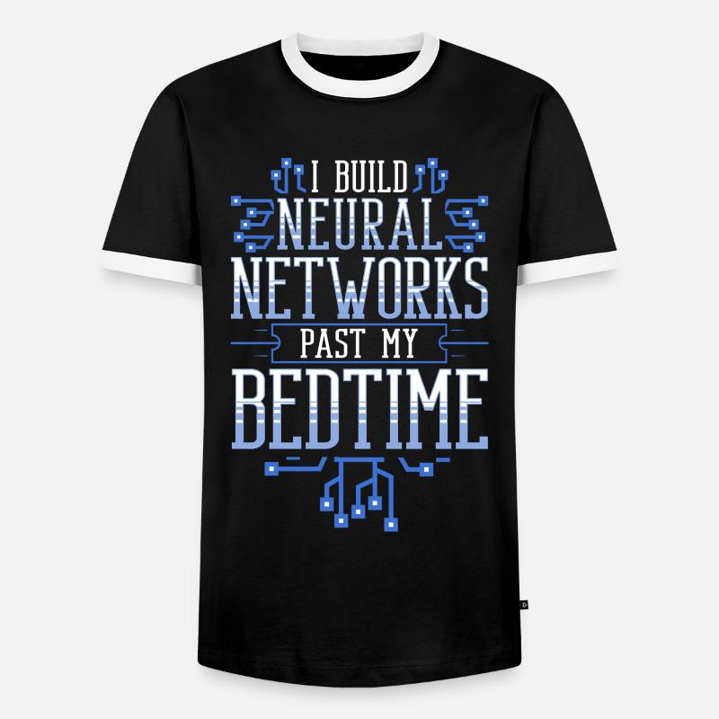 Datenwissenschaftler Data Science Wissenschaft - Männer Kontrast-T-Shirt - Schwarz/Weiß