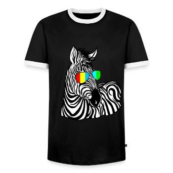 Autist Autismus Autism Awareness Day Asperger Kind - Männer Kontrast-T-Shirt - Schwarz/Weiß - Vorne - AI Model Female 172 light (172cm) & AI Model Male 178 light (178cm)